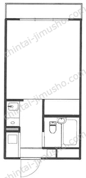 碑文谷壱番館2階の間取図