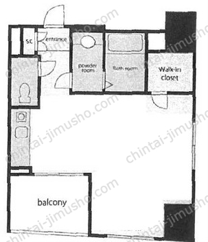 VORT銀座residenceの間取図