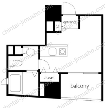 VORT銀座residenceの間取図
