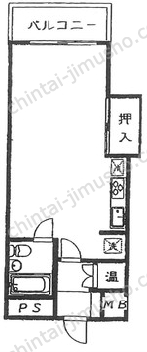 ビラカーサ五番町の間取図