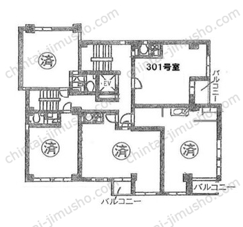 シャトー佐和の間取図