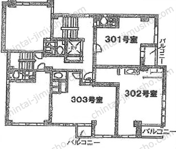 シャトー佐和の間取図