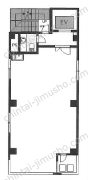 アオキビスポークビル3Fの間取図