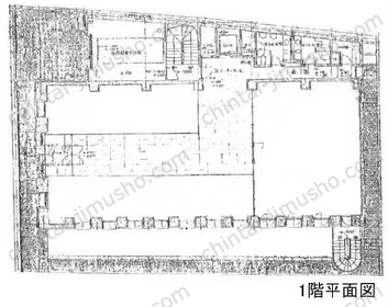 虎ノ門実業会館四谷ビル／TJK四谷ビル1階の間取図