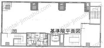 BRICK GATE 茅場町8階の間取図