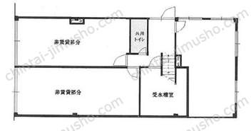 和歌重ビル1階の間取図