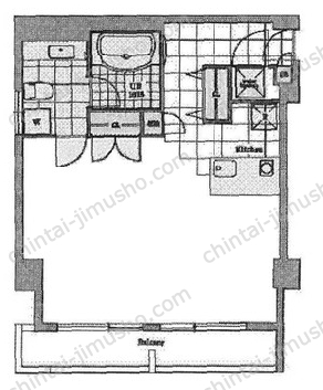 ホテル＆レジデンス六本木の間取図