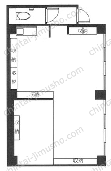 NKビル1階の間取図