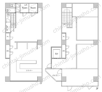 千住ビル5一括貸の間取図
