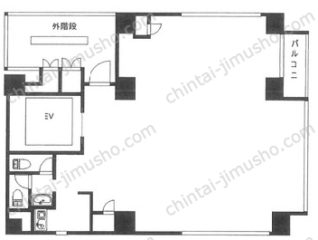 ブレステン西新宿8階の間取図