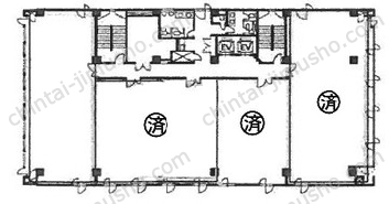 新横浜ICビルの間取図