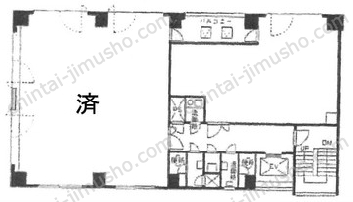 新橋安達ビルの間取図