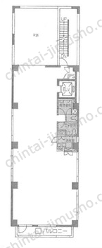 江戸川橋STビル4Fの間取図