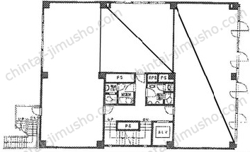 第三協栄ビル3階の間取図