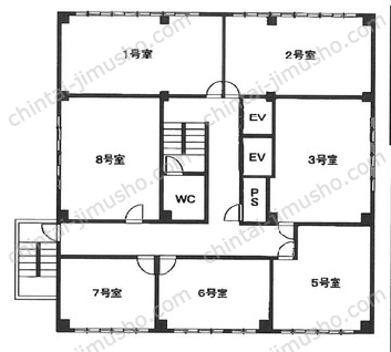 15山京ビルの間取図