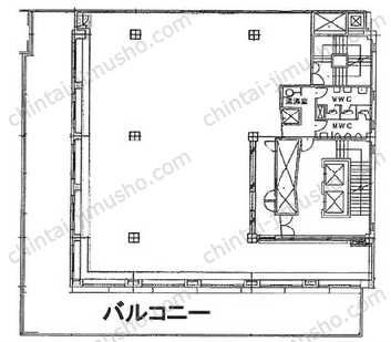 群馬ビル6階の間取図