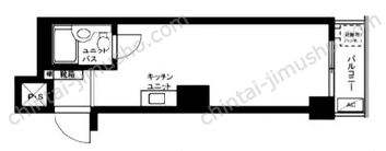 銀座ダイヤハイツの間取図