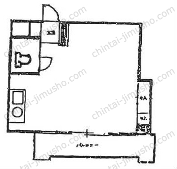 千駄ヶ谷ホリタンの間取図