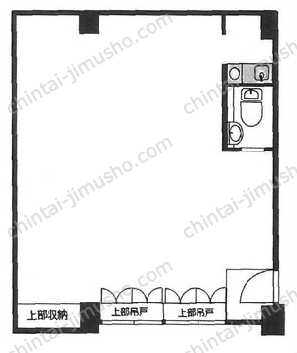 東山スカイマンション1Fの間取図