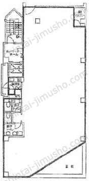 唐木ビル4階の間取図