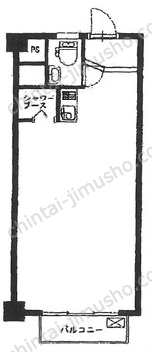 カーサ九段6階の間取図