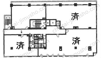 VORT西新宿／西新宿ライズオフィス2ndの間取図