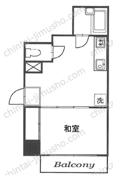 成子坂ハイツの間取図