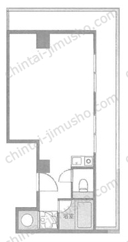 セントラル大手町9階の間取図