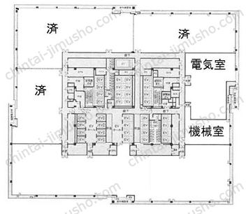 大手町フィナンシャルシティ　グランキューブ9階の間取図