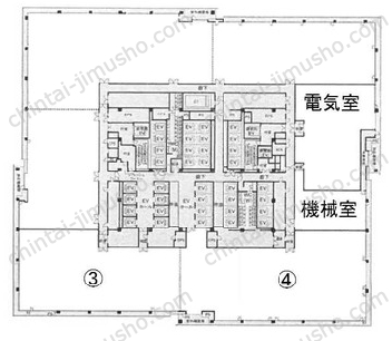 大手町フィナンシャルシティ　グランキューブ9階の間取図