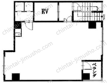 クリエイトビル3Fの間取図