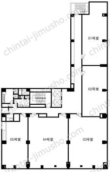 新横浜アーバンスクエア3階の間取図