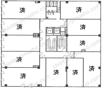大久保フジビルの間取図