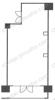 プラウド府中セントラル2階の間取図