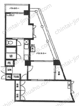 ベルプラザ4階の間取図