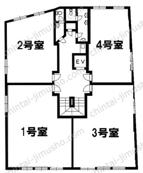 ヤマギビルの間取図