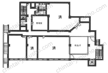アクロスビルの間取図