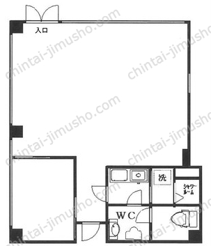 LUビル1Fの間取図