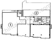 いちご立川ビル2階の間取図