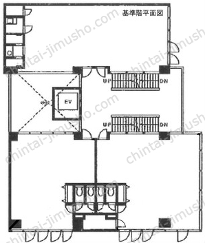TOKYU REIT 下北沢スクエア2階の間取図