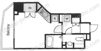 VORT渋谷松濤residenceの間取図