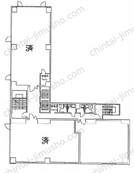日総第8ビルの間取図