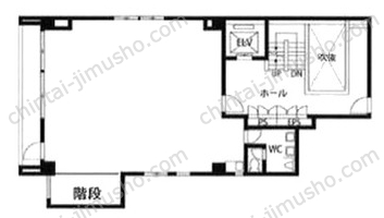 万代三田ビル2階の間取図
