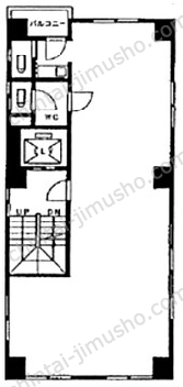 橋立ビル3Fの間取図