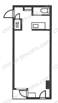 渋谷道玄坂プラザ仁科屋ビルの間取図