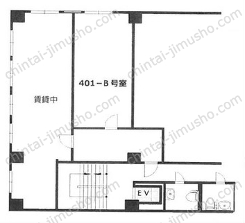 第一大隆ビル4階の間取図