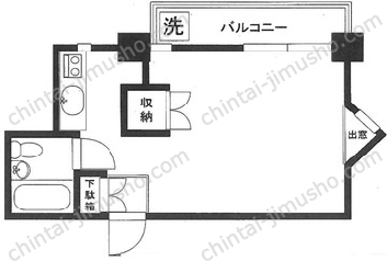 ヴィラデステ原宿の間取図