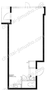横浜NSビルの間取図
