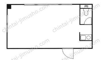 TSビル1階の間取図
