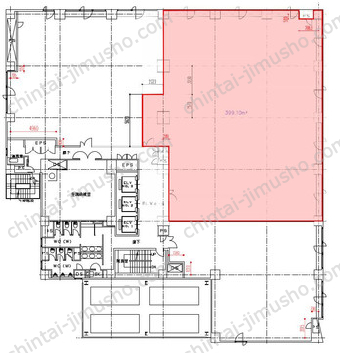 日本生命立川ビル8階の間取図